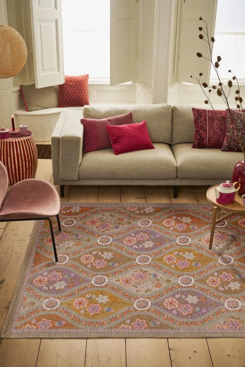 Pip Studio Rechteckige Teppiche|Teppich Ornamento by Pip Mehrfarbig