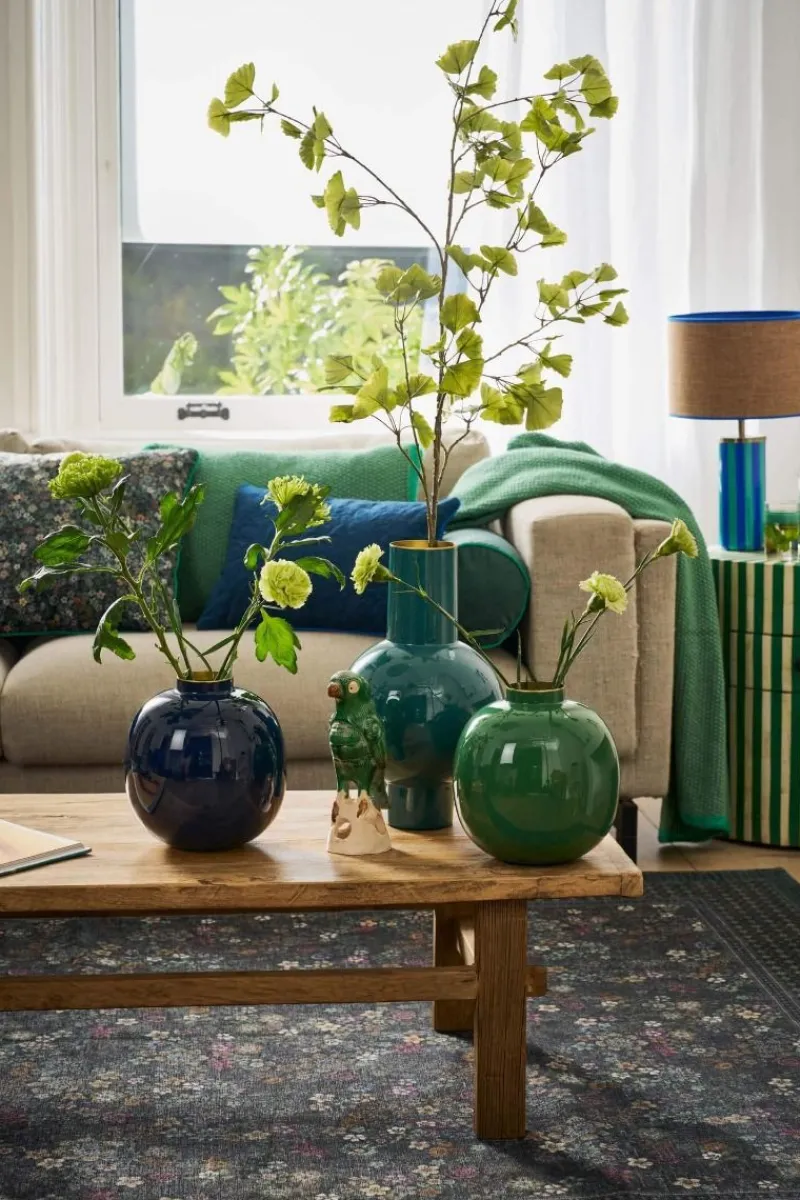 Pip Studio Rechteckige Teppiche|Teppich Tutti i Fiori by Pip Grün