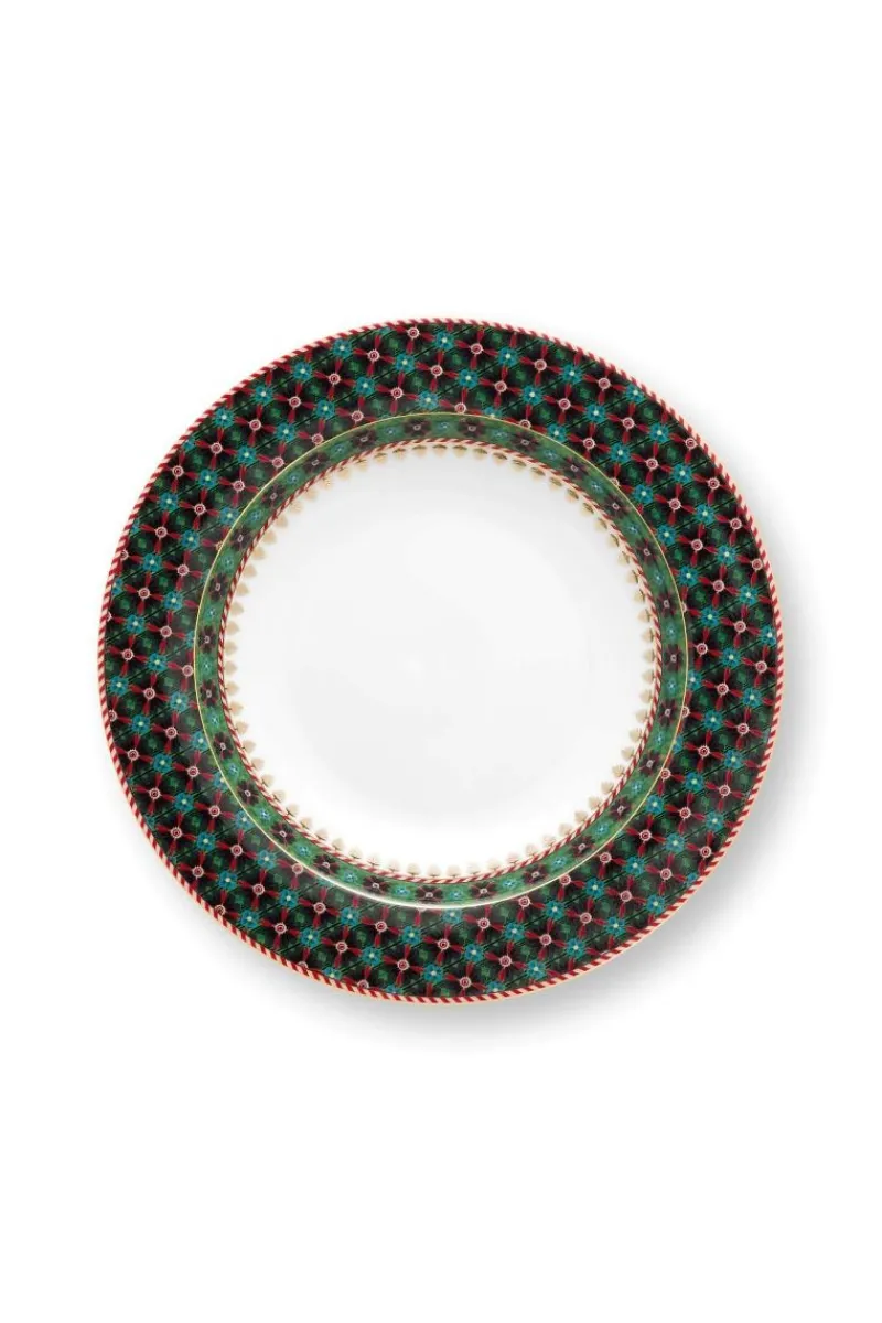 Pip Studio Tiefe Teller|Tiefer Teller Clover Grün 21.5cm