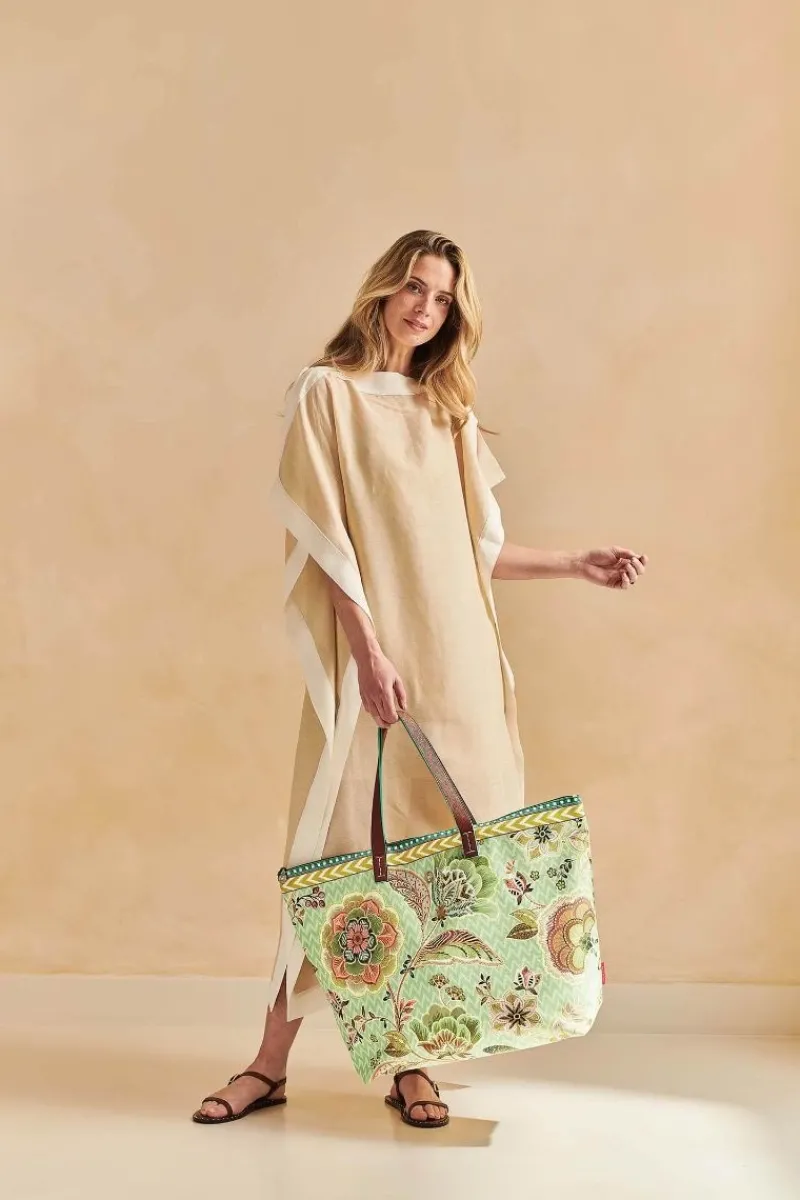 Pip Studio Taschen|Wochenendtaschen|Tilda Tragetasche Gross Hakuna Grün