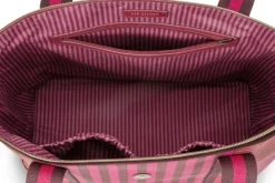 Pip Studio Taschen|Shoppers|Tilda Tragetasche Mittel Streifen Rosa