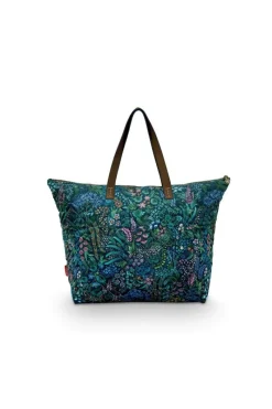 Pip Studio Taschen|Wochenendtaschen|Tilda Tragetasche Querida Dunkel Blau