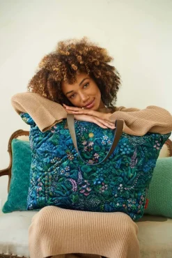 Pip Studio Taschen|Wochenendtaschen|Tilda Tragetasche Querida Dunkel Blau