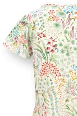 Pip Studio Tops|Shirts Mit Kurzen Ärmeln|Tilly Top Kurze Ärmeln Querida Weiss