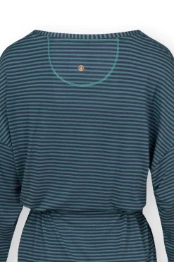 Pip Studio Tops|Tops Mit Langen Ärmeln|Timberly Top Lange Ärmeln Little Sumo Stripe Blau Grün