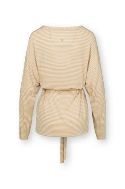 Pip Studio Tops|Tops Mit Langen Ärmeln|Timberly Top Lange Ärmeln Little Sumo Stripe Sand