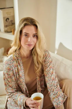 Pip Studio Tops|Tops Mit Langen Ärmeln|Tom Top Lange Ärmeln Melee Solid Kamel Karamell
