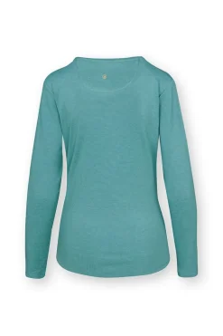 Pip Studio Tops|Tops Mit Langen Ärmeln|Tom Top Lange Ärmeln Melee Solid Hell Grün