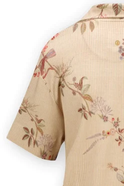 Pip Studio Tops|Top Kurze Ärmeln Knöpfe Amor de Dios Sand
