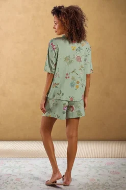 Pip Studio Tops|Top Kurze Ärmeln Knöpfe La Dolce Vita Hellgrün