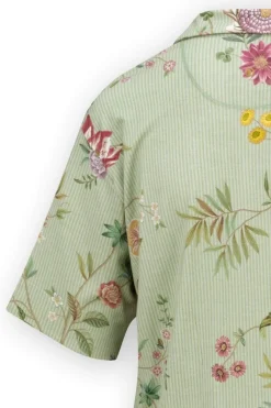 Pip Studio Tops|Top Kurze Ärmeln Knöpfe La Dolce Vita Hellgrün