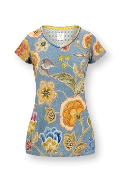 Pip Studio Strandmode|Tops|Toy Top Kurze Ärmeln Matata Blau