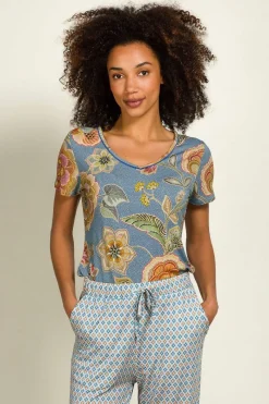 Pip Studio Strandmode|Tops|Toy Top Kurze Ärmeln Matata Blau