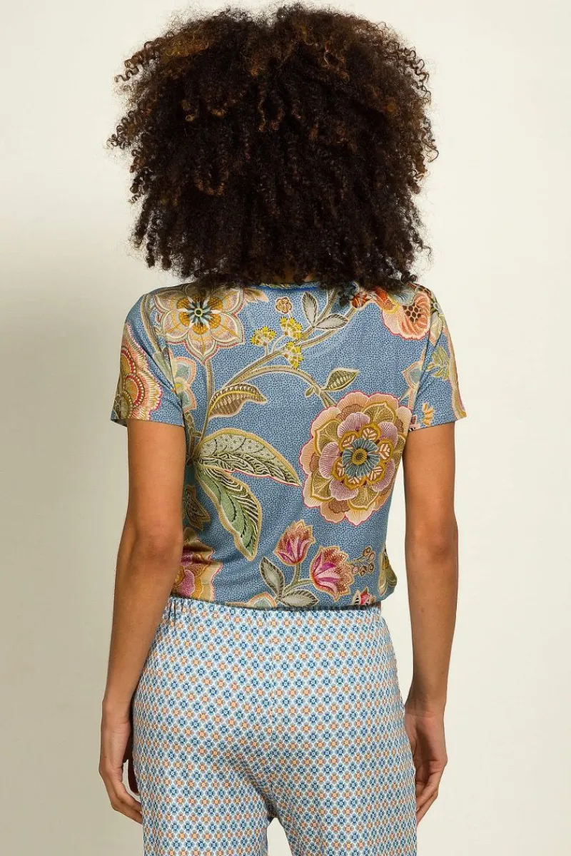 Pip Studio Strandmode|Tops|Toy Top Kurze Ärmeln Matata Blau