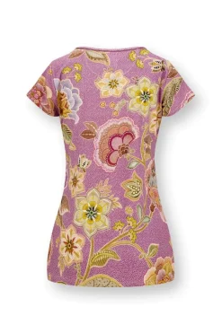 Pip Studio Strandmode|Tops|Toy Top Kurze Ärmeln Matata Lila Violett