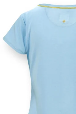 Pip Studio Strandmode|Tops|Toy Top Kurze Ärmeln Solid Blau