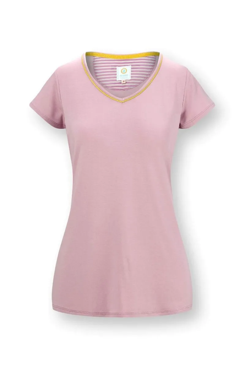 Pip Studio Tops|Shirts Mit Kurzen Ärmeln|Toy Top Kurze Ärmeln Solid Rosa