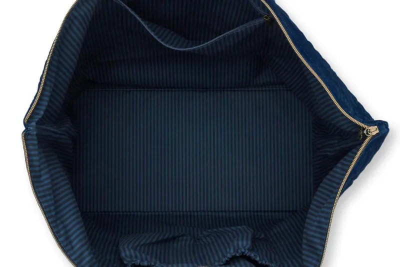 Pip Studio Taschen|Wochenendtaschen|Tragetasche Samt Quiltey Days Blau