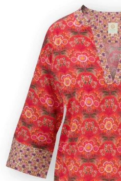 Pip Studio Kleider|Tunic Fiesta de Flamencos Rot