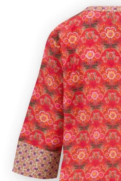 Pip Studio Kleider|Tunic Fiesta de Flamencos Rot