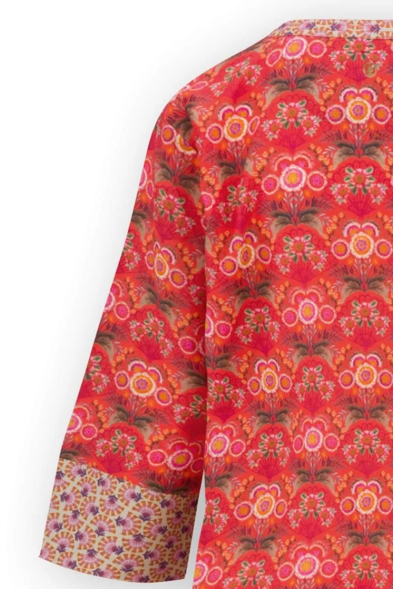 Pip Studio Kleider|Tunic Fiesta de Flamencos Rot