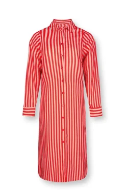 Pip Studio Kleider|Tunic Sumo Stripe Rot