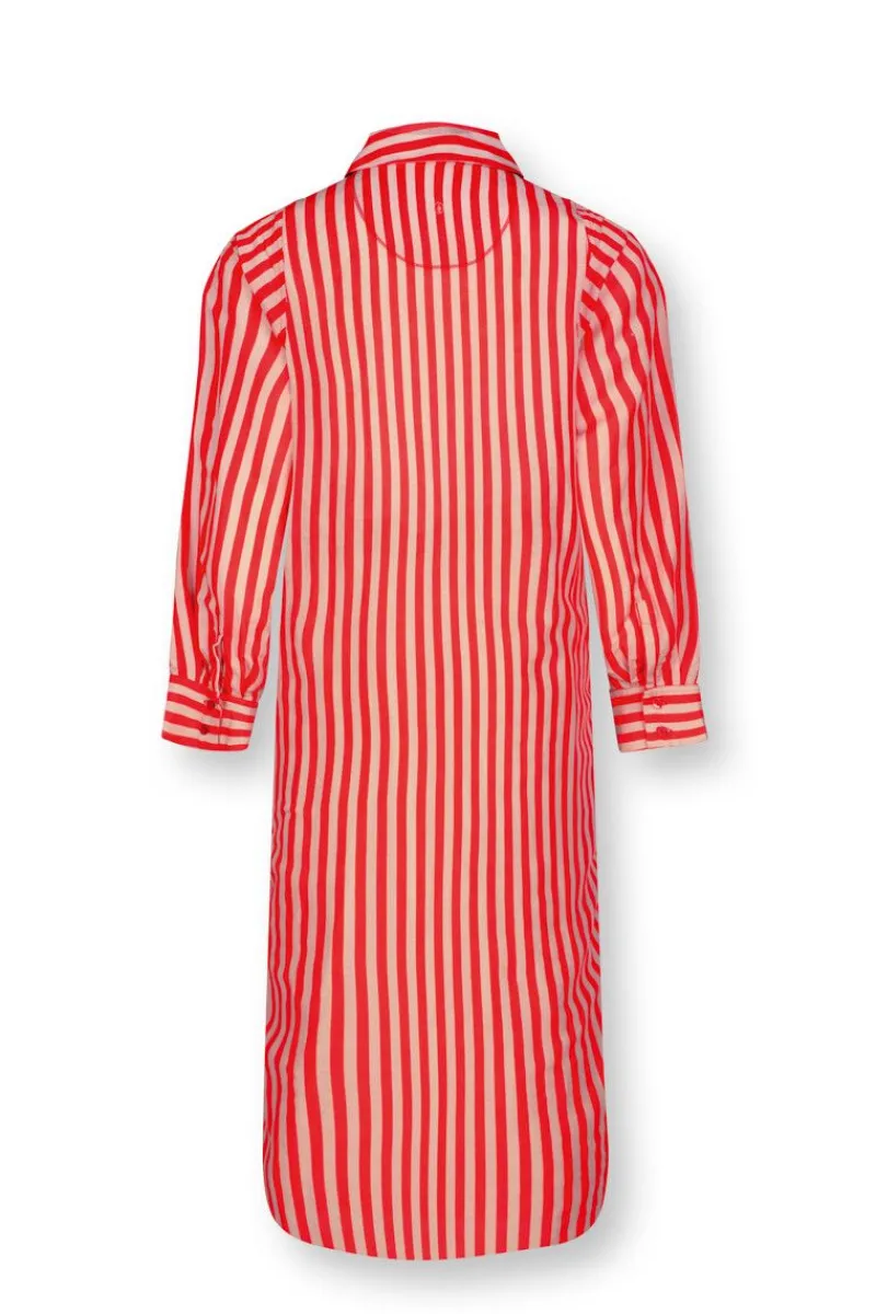 Pip Studio Kleider|Tunic Sumo Stripe Rot