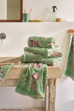 Pip Studio Waschlappen|Waschlappen Set/3 Secret Garden 16X22cm Grün