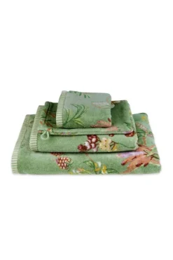 Pip Studio Waschlappen|Waschlappen Set/3 Secret Garden 16X22cm Grün