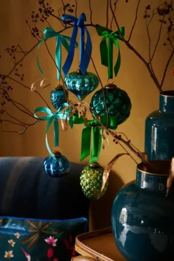Pip Studio Weihnachten|Weihnachtskugel Glas Dunkelgrün 12.5cm
