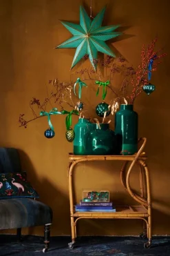 Pip Studio Weihnachten|Weihnachtskugel Glas Dunkelgrün 12.5cm