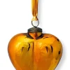 Pip Studio Weihnachten|Weihnachtskugel Glas Herz Gelb 12.5cm