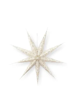 Pip Studio Weihnachten|Weihnachtsstern Weiß 110cm Gold