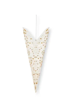 Pip Studio Weihnachten|Weihnachtsstern Weiß 110cm Gold