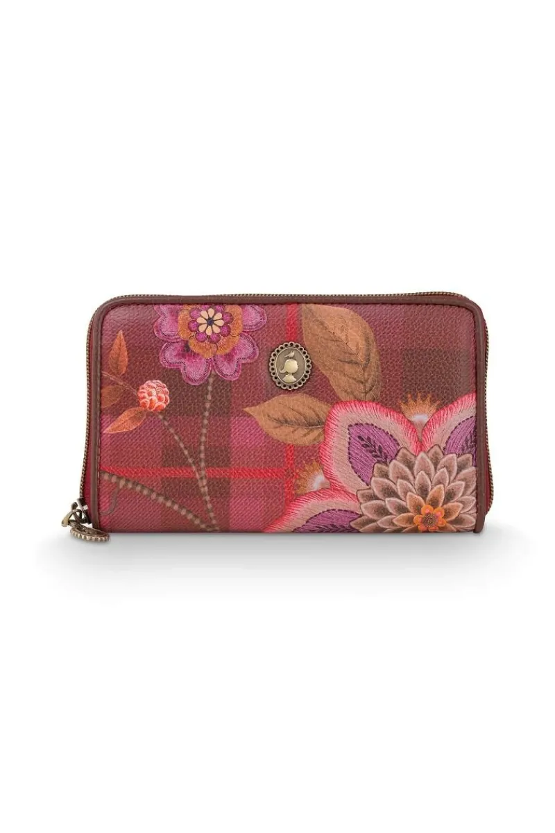 Pip Studio Taschen|Geldbörsen|Willow Geldbörse Flores Felices Rot
