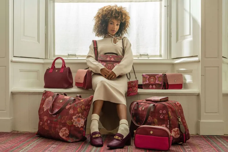 Pip Studio Taschen|Geldbörsen|Willow Geldbörse Flores Felices Rot