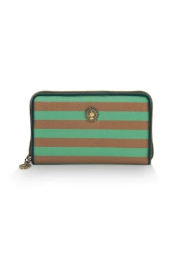 Pip Studio Taschen|Geldbörsen|Willow Geldbörse Streifen Grün