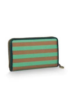 Pip Studio Taschen|Geldbörsen|Willow Geldbörse Streifen Grün
