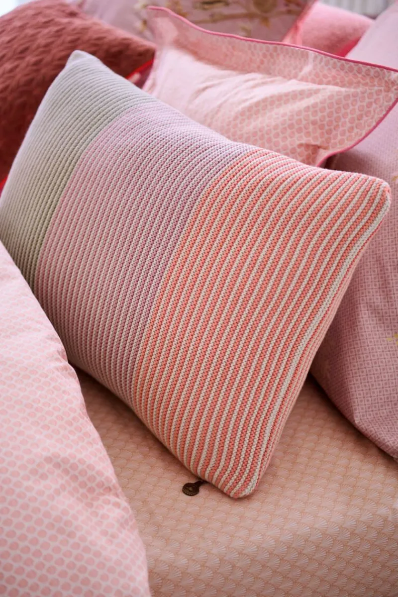 Pip Studio Zierkissen|Bettkissen|Zierkissen Blockstripe Pastell Blau