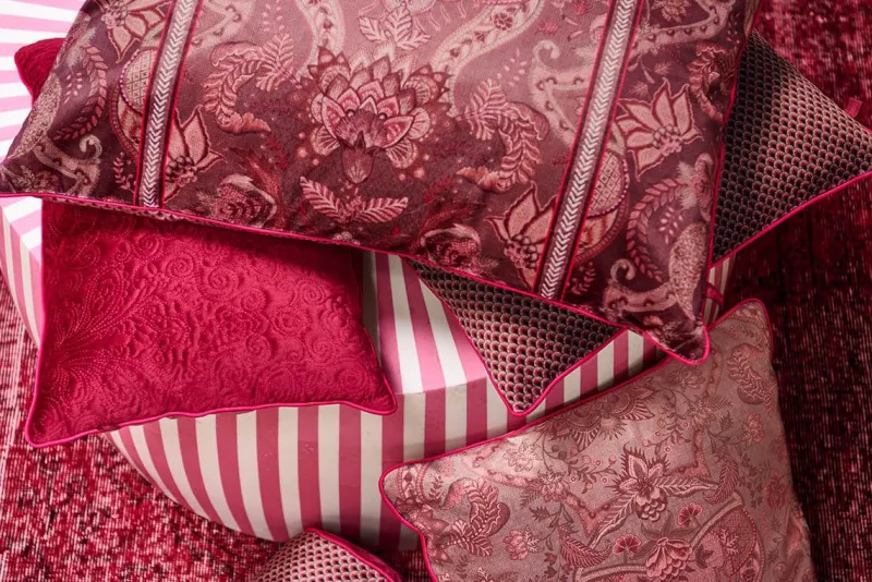 Pip Studio Zierkissen|Bettkissen|Zierkissen Kyoto Festival Rosa