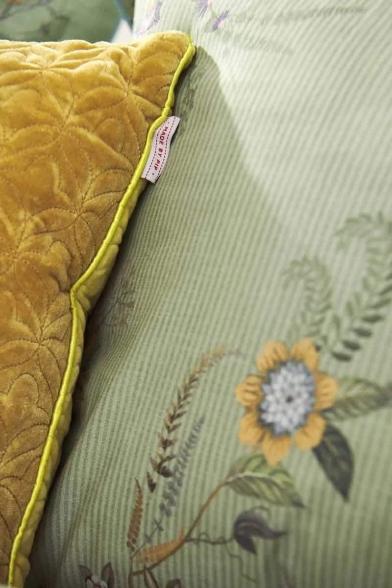 Pip Studio Zierkissen|Bettkissen|Zierkissen Quilty Dreams Hell Gelb