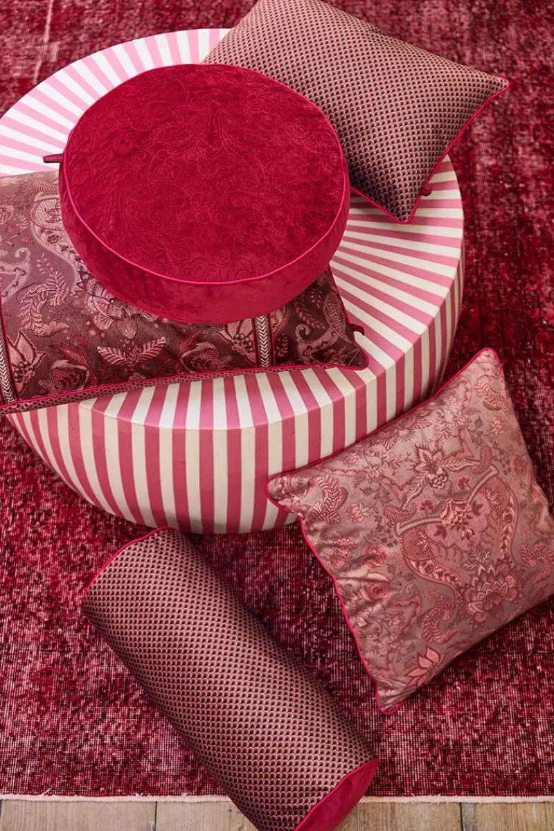 Pip Studio Zierkissen|Bettkissen|Zierkissen Rund Quiltey Days Rosa