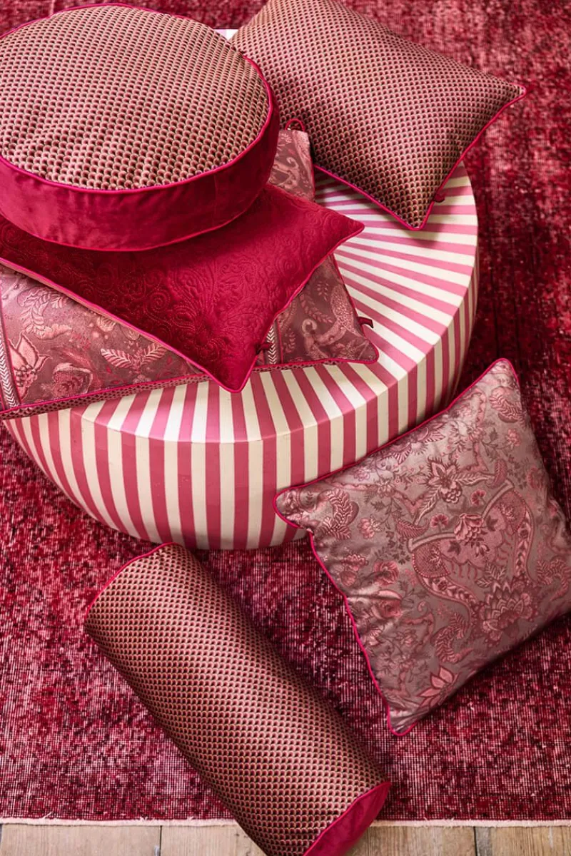 Pip Studio Zierkissen|Bettkissen|Zierkissen Rund Quiltey Days Rosa