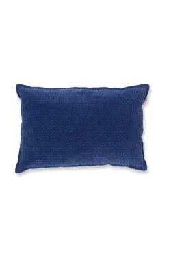 Pip Studio Zierkissen|Bettkissen|Zierkissen Velvet Sky Dunkel Blau
