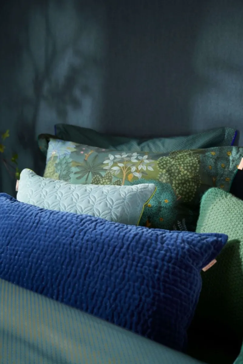 Pip Studio Zierkissen|Bettkissen|Zierkissen Velvet Sky Dunkel Blau