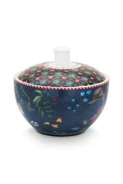 Pip Studio Zuckerdose|Zuckerdose Berry Blues Blau