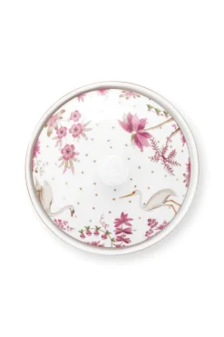 Pip Studio Milchkännchen|Zuckerdose Jolie Punkte Gold Rosa